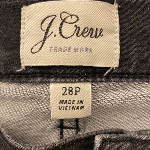 Jcrew black skinny jeans 28P